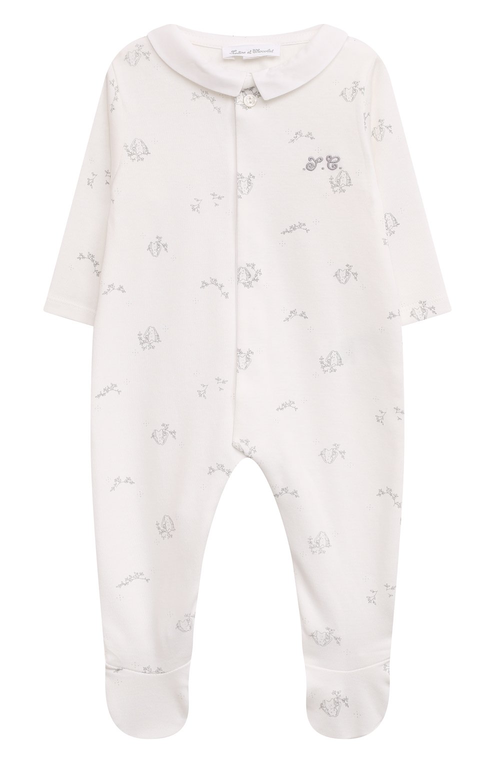 Комбинезон TARTINE ET CHOCOLAT кремового цвета по цене 9270 руб., арт. T954005/1M-12M, фото 1 Комбинезон TARTINE ET CHOCOLAT, арт. T954005/1M-12M, фото 1