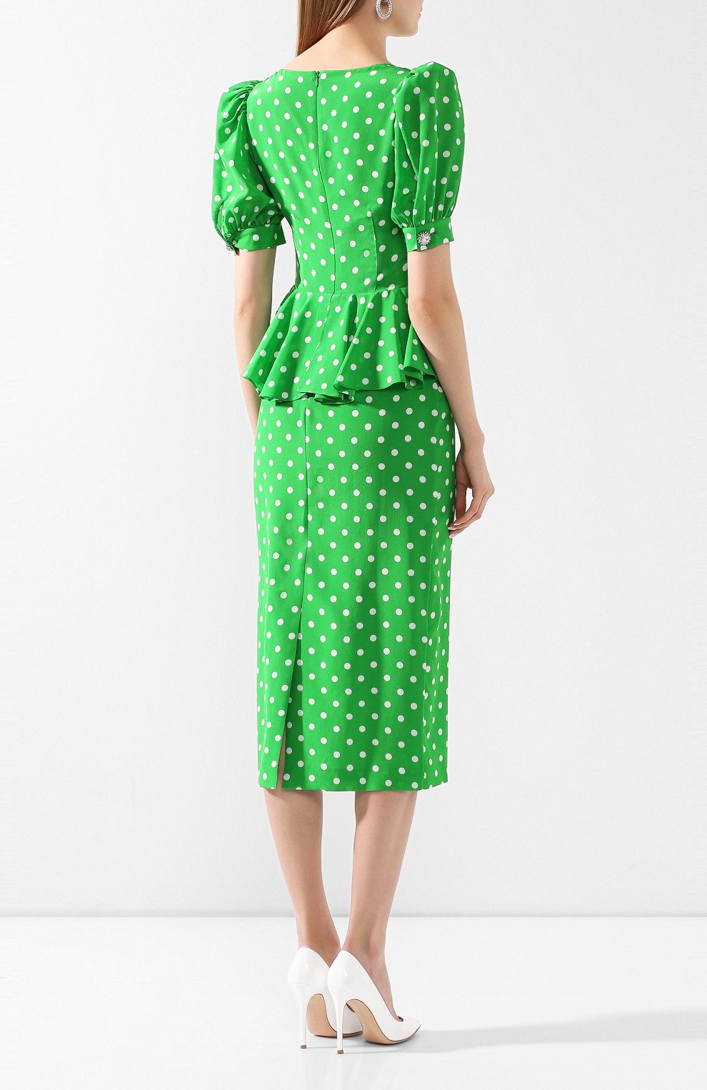 Шелковое платье ALESSANDRA RICH, арт. FAB2129-F2818, фото 4