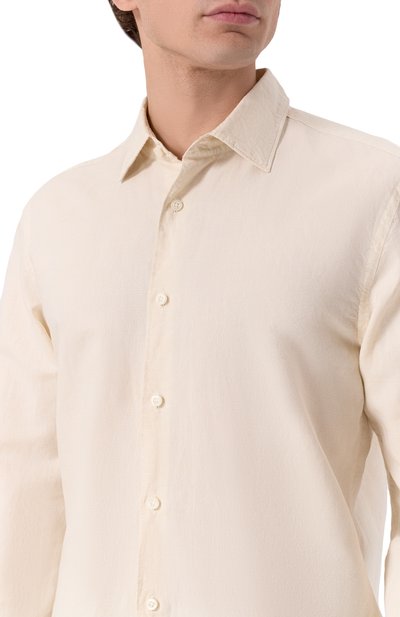 Рубашка изо льна и хлопка BOSS, арт. 50539531, фото 5