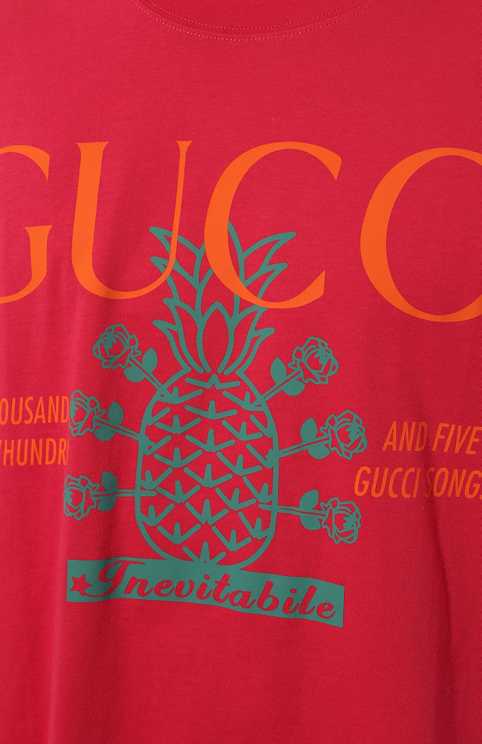 Хлопковая футболка GUCCI, арт. 616036 XJD20, фото 5
