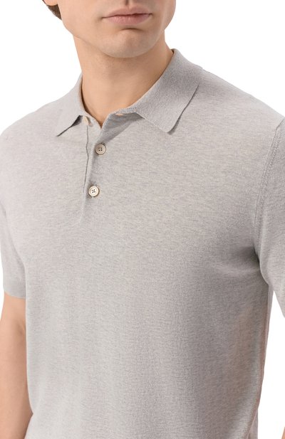 Хлопковое поло ANDREA CAMPAGNA, арт. M5426-8056, фото 5