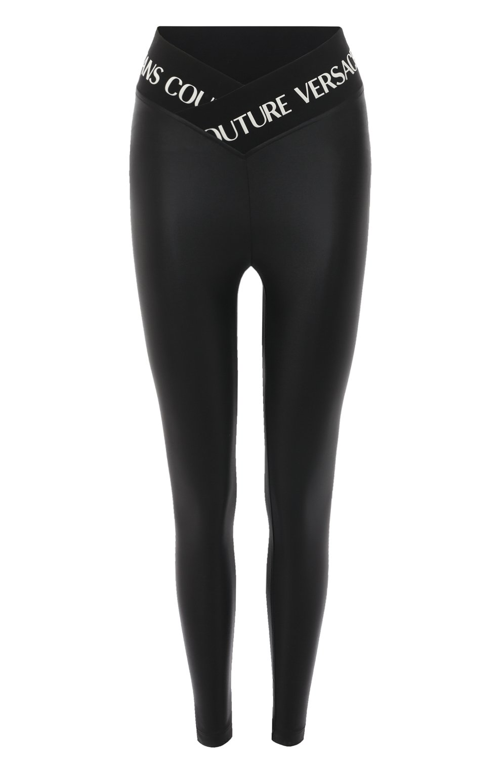 Легинсы VERSACE JEANS COUTURE черного цвета по цене 21500 руб., арт. 74HAC113/J0062, фото 1 Легинсы VERSACE JEANS COUTURE, арт. 74HAC113/J0062, фото 1