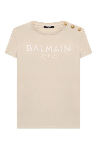 Хлопковая футболка BALMAIN, арт. BU8A11