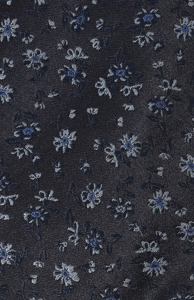 Шелковый галстук CANALI темно-синего цвета по цене 17600 руб., арт. 18/HJ03727, фото 4 Шелковый галстук CANALI, арт. 18/HJ03727, фото 4