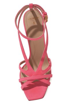 Замшевые босоножки ruby BALMAIN, арт. CN1UH974/LCMK, фото 6