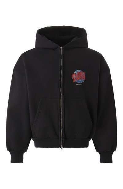 Мужской хлопковая толстовка BALENCIAGA, арт. 803264/TRVD1