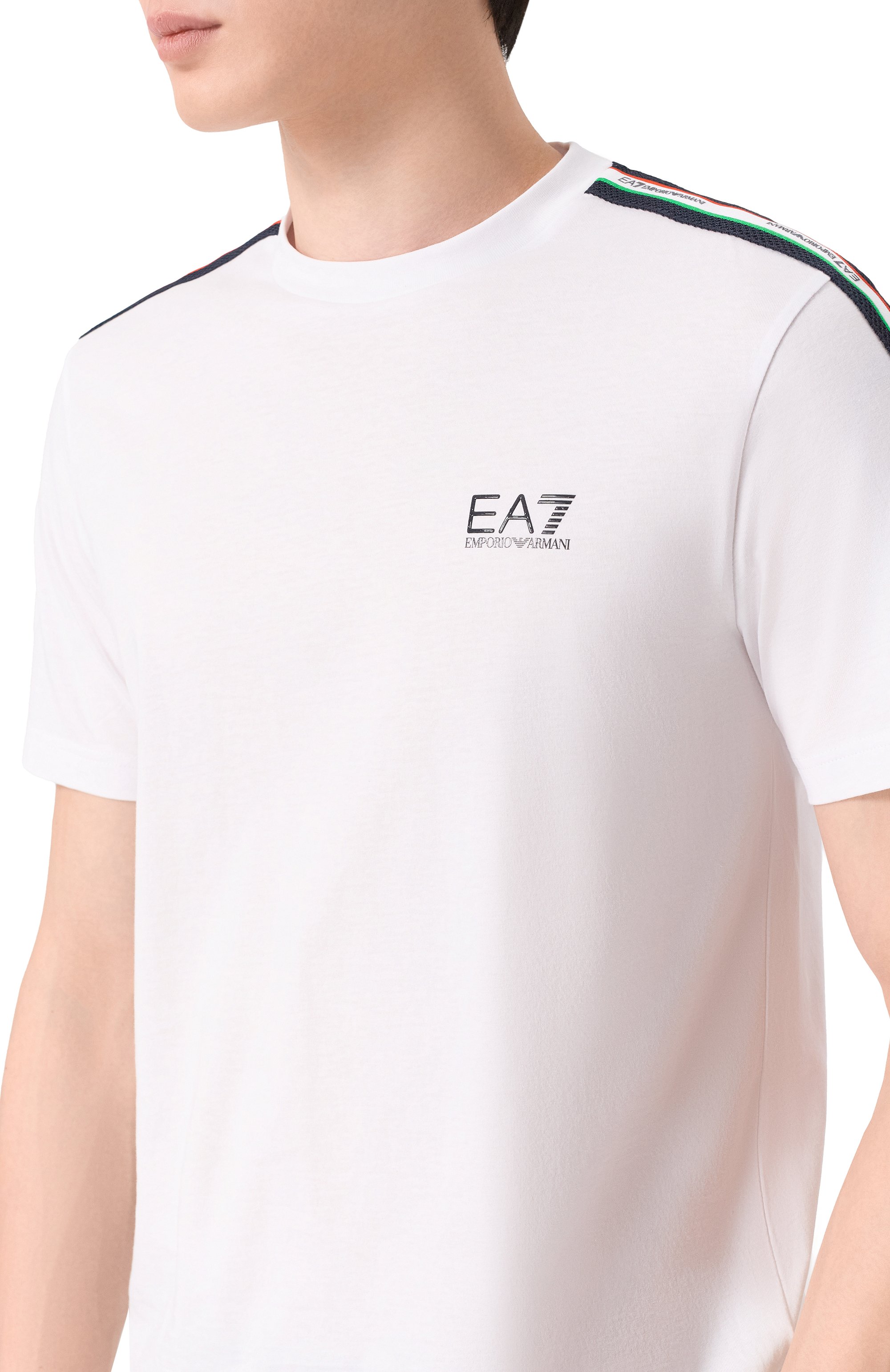 Хлопковая футболка EA7, арт. 7M001861/AF12503, фото 5