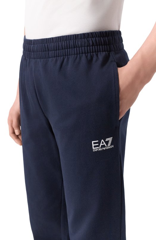 Хлопковый спортивный костюм EA7 8NPV63/PJVRZ Синий  8NPV63/PJVRZ Фото 6