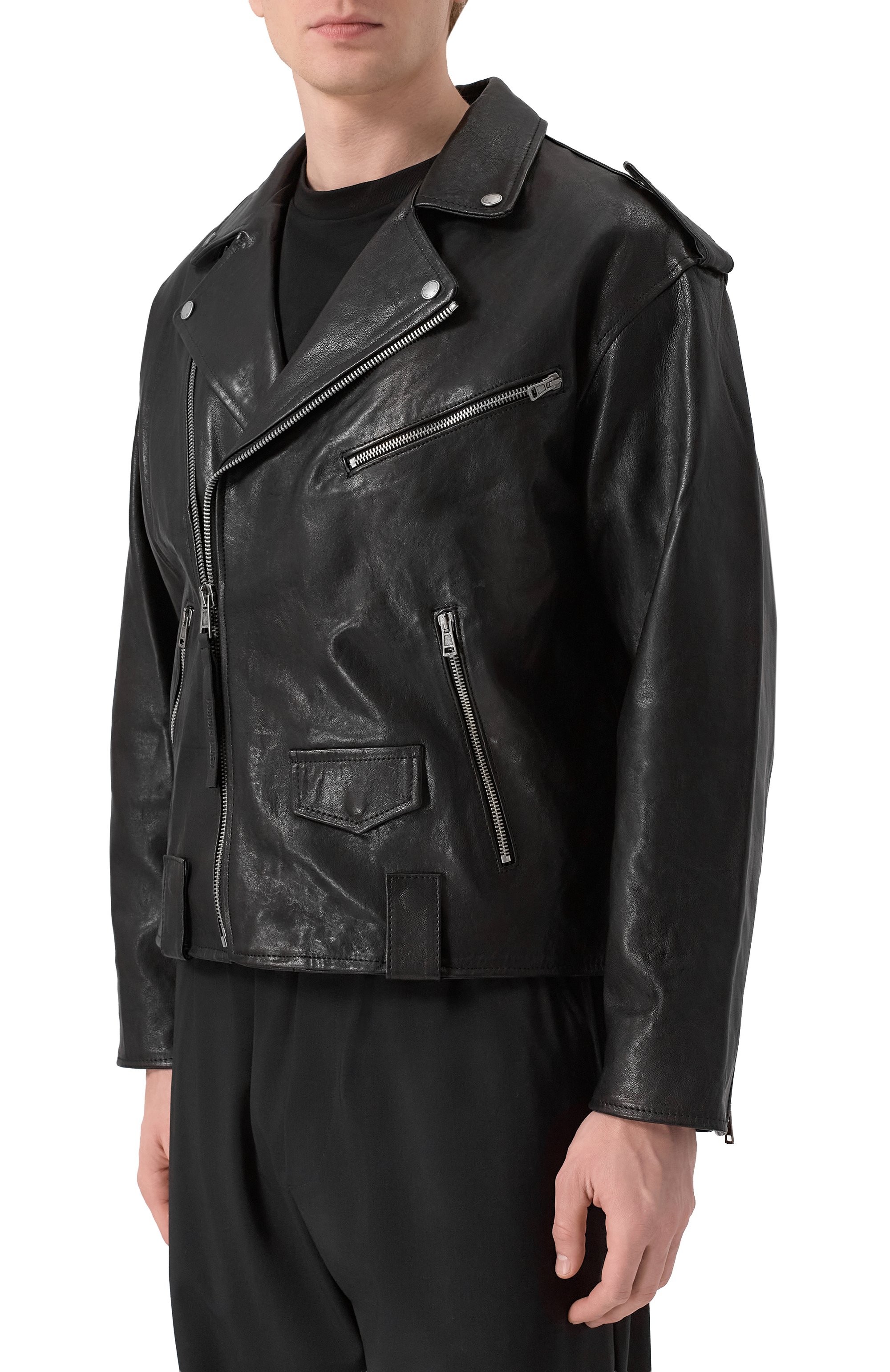 Кожаная куртка NEVER ENOUGH, арт. MJL072, фото 3