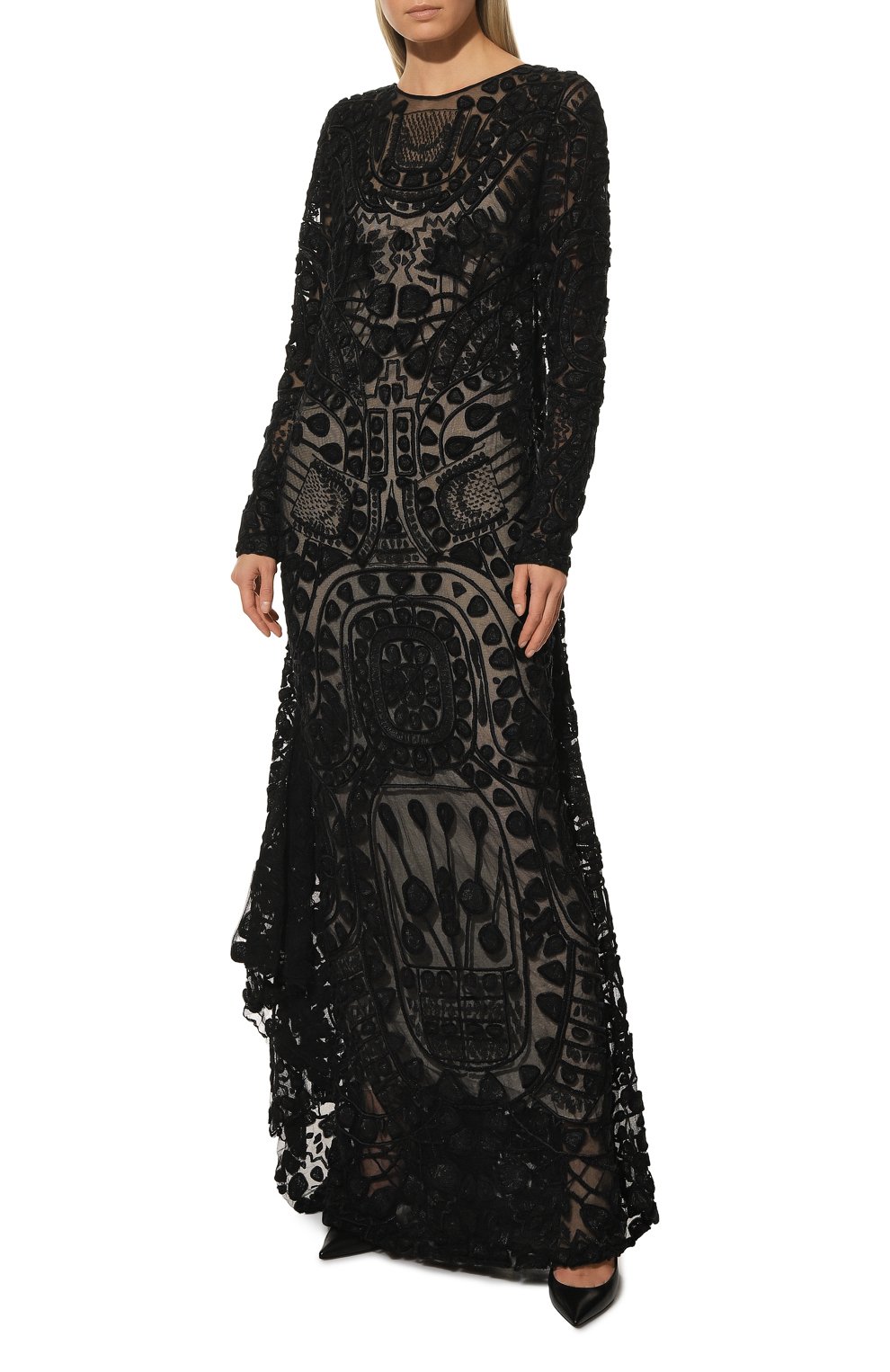 Платье TOM FORD черного цвета по цене 2880000 руб., арт. AC255B/T57056, фото 2 Платье TOM FORD, арт. AC255B/T57056, фото 2