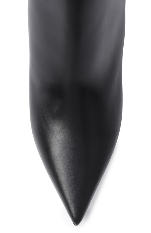 Кожаные ботильоны Frankie 85 Jimmy Choo FRANKIEAB85CLF Чёрный  FRANKIEAB85CLF Фото 6