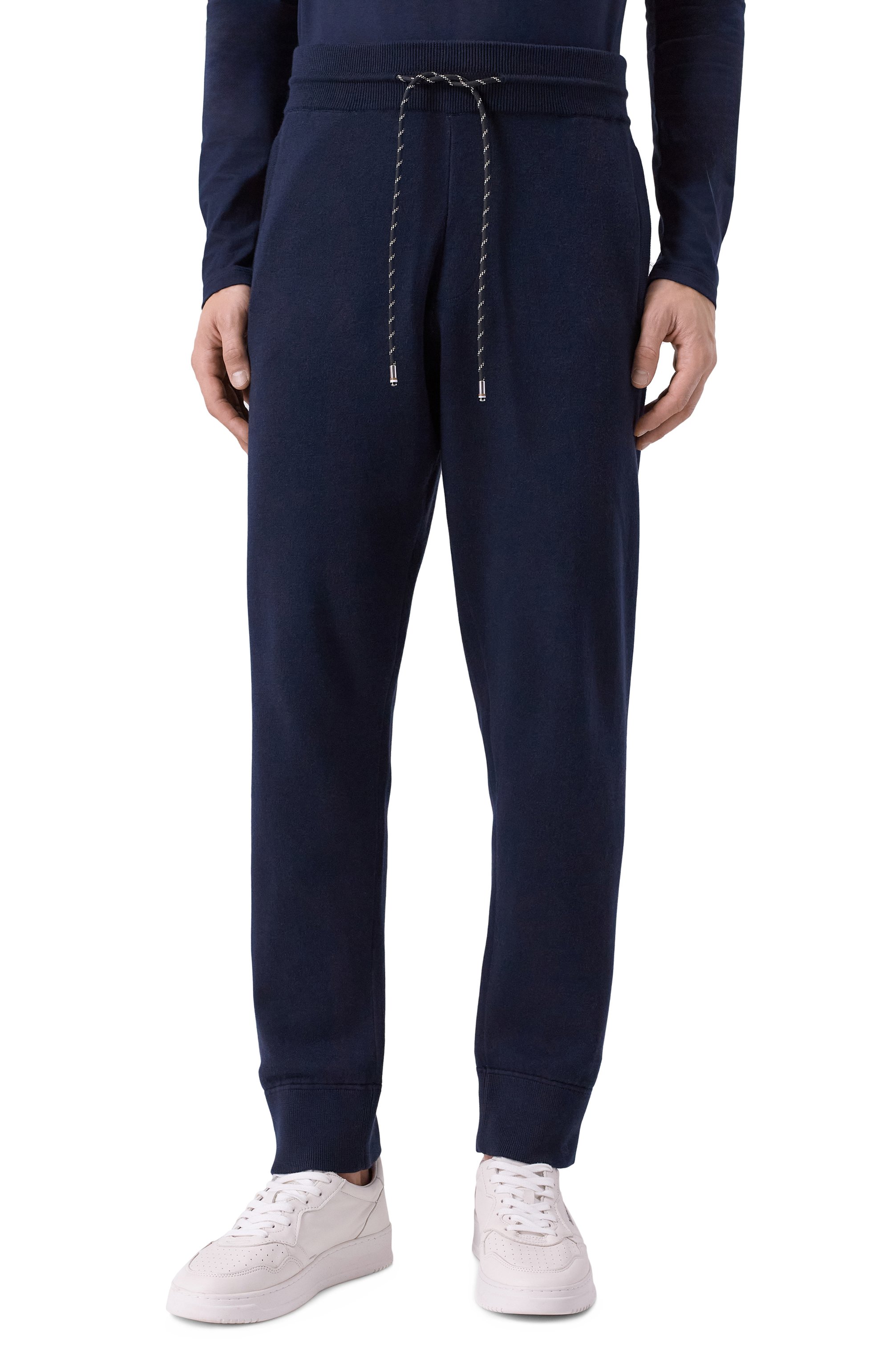 Джоггеры из хлопка и шерсти BOSS, арт. 50543154, фото 3