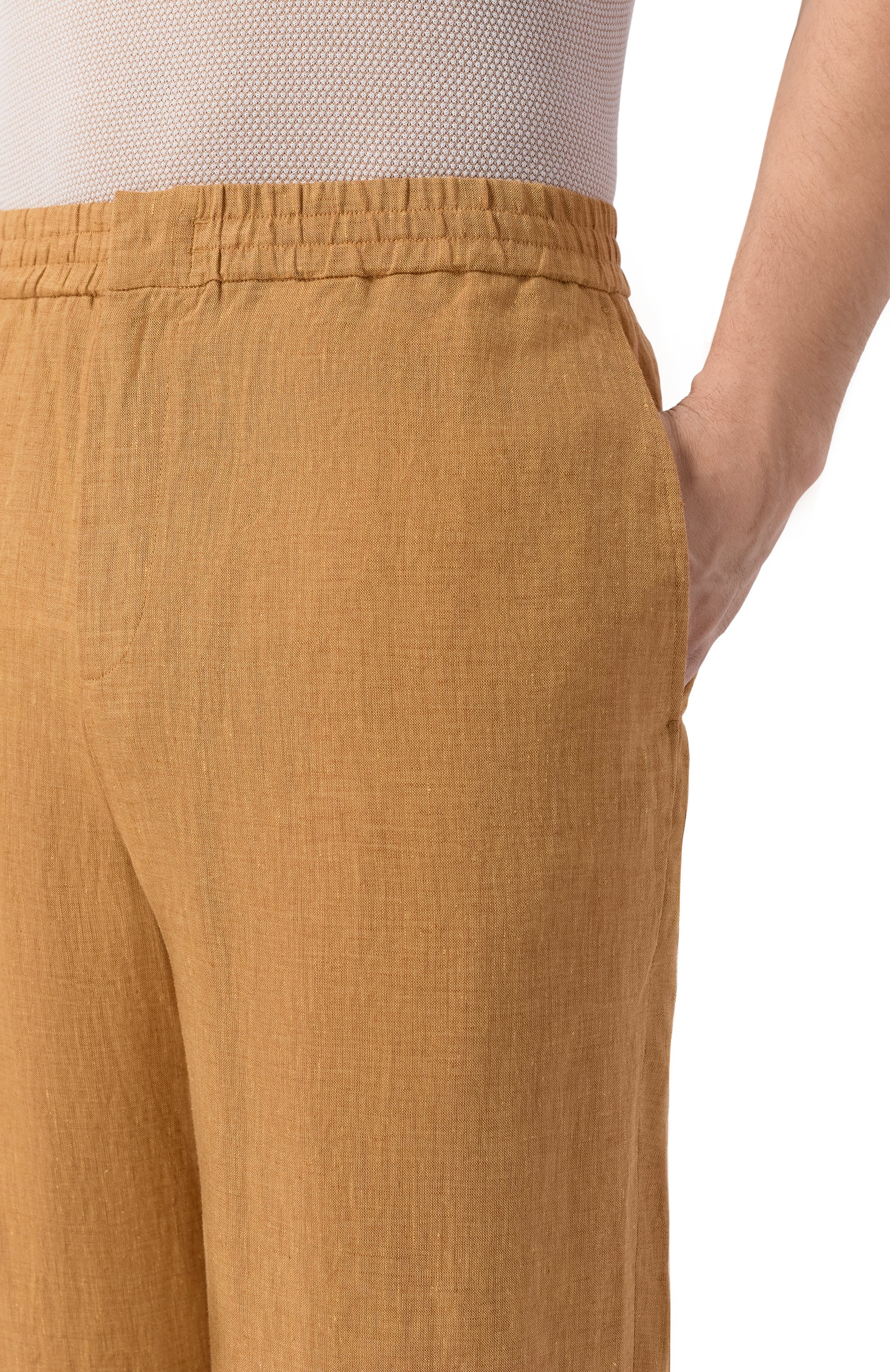 Льняные брюки 12 STOREEZ, арт. 137188, фото 5