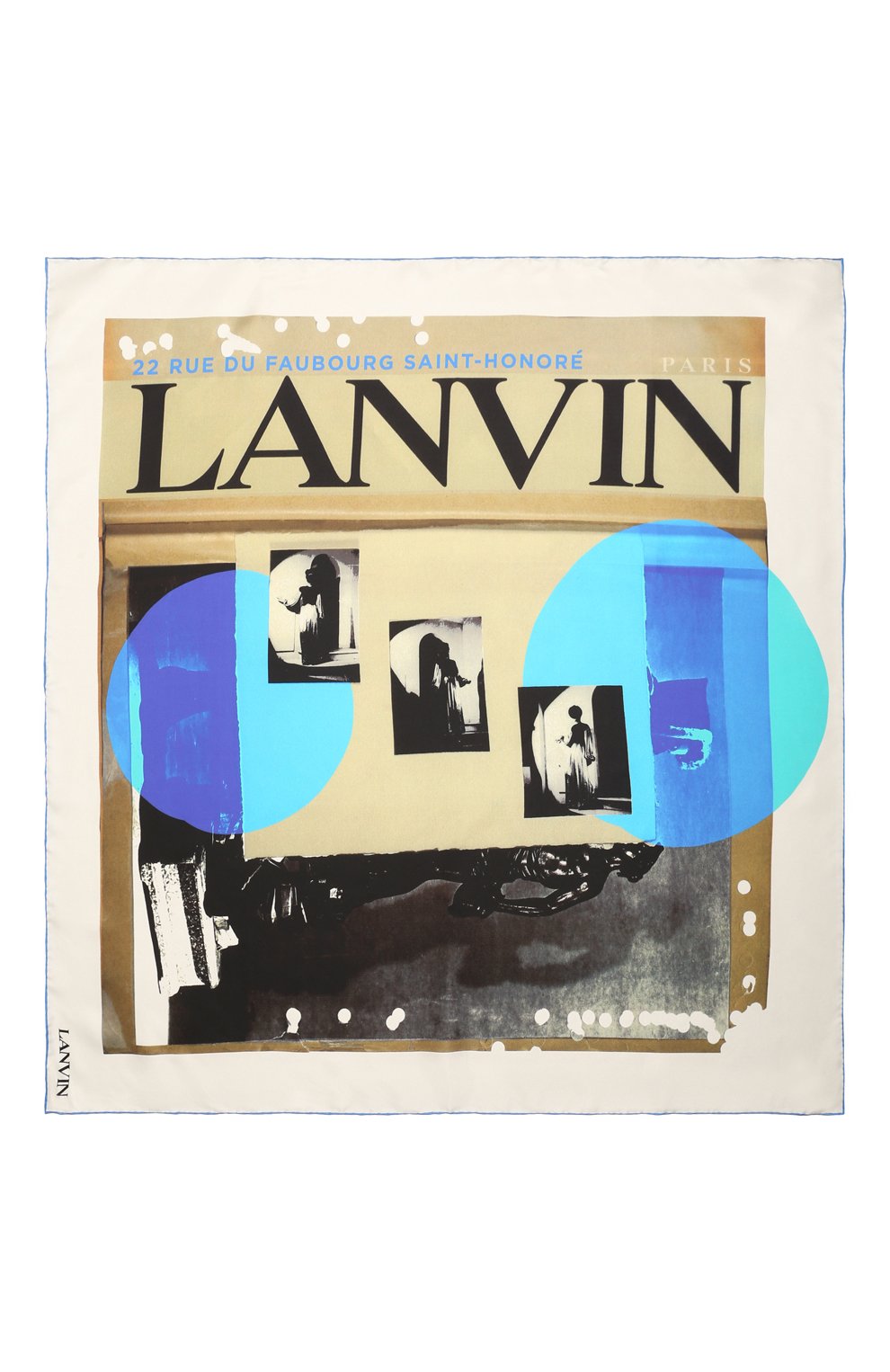 Шелковый платок LANVIN бежевого цвета по цене 35850 руб., арт. 6L9090/SQ026, фото 3 Шелковый платок LANVIN, арт. 6L9090/SQ026, фото 3