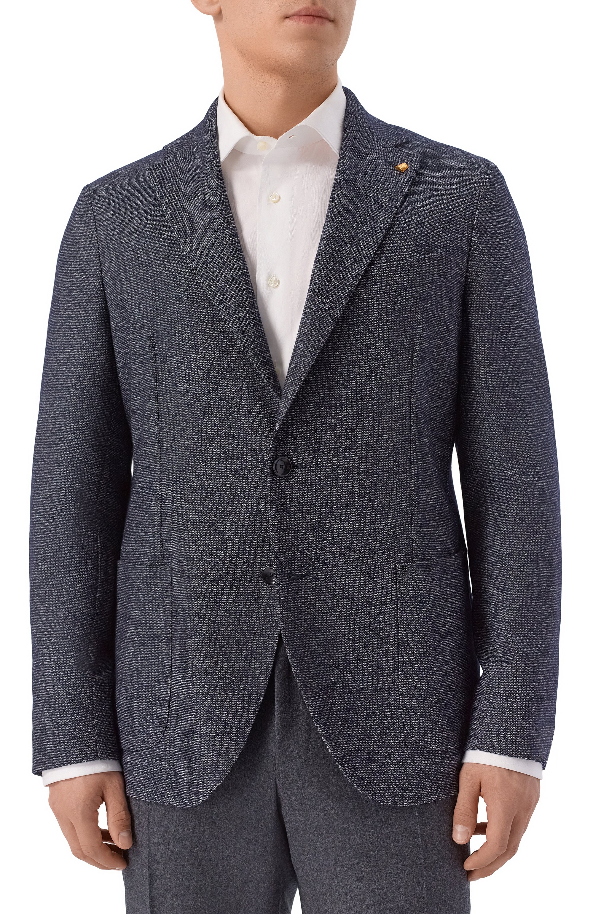 Пиджак из шерсти и хлопка SARTORIA LATORRE, арт. JD74/JI130, фото 4