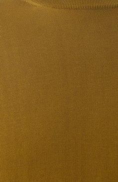 Мужской хлопковый джемпер CANALI горчичного цвета, арт. C0012/MK00145 | Фото 6 (Рукава: Длинные; Длина (для топов): Стандартные; Материал внешний: Хлоп�ок; Материал сплава: Проставлено; Драгоценные камни: Проставлено; Вырез: Круглый; Мужское Кросс-КТ: Джемперы; Принт: Без принта; Стили: Кэжуэл)
