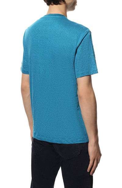 Льняная футболка ZEGNA, арт. UU564/706, фото 4