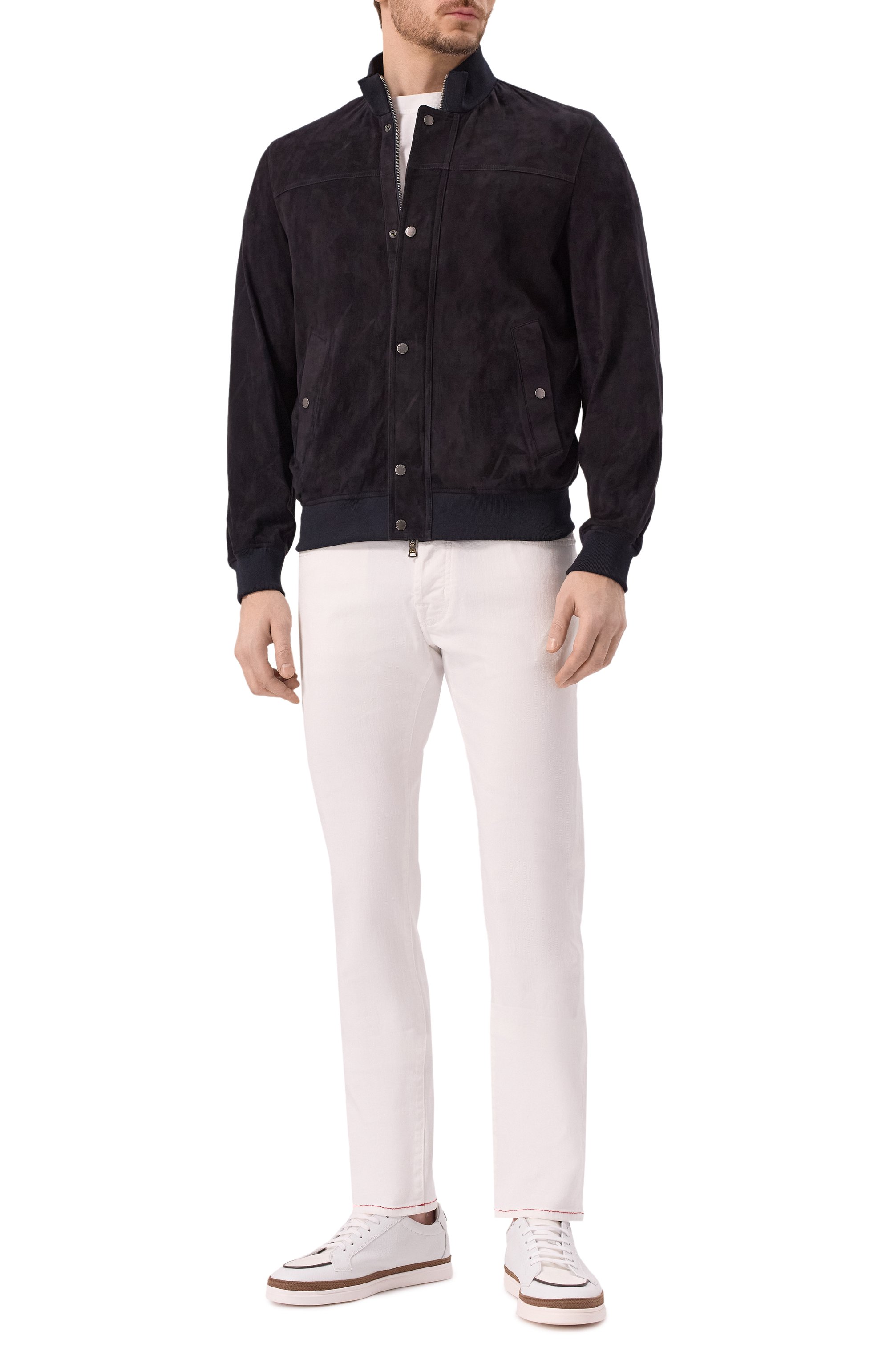 Замшевый бомбер PAUL&SHARK, арт. 25412708, фото 2