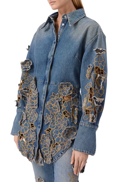 Джинсовая рубашка BLUMARINE, арт. 4J129A, фото 3