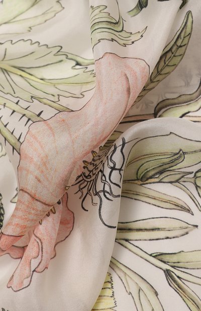 Шелковый платок гербарий GOURJI, арт. T21GERB7RR/1, фото 3