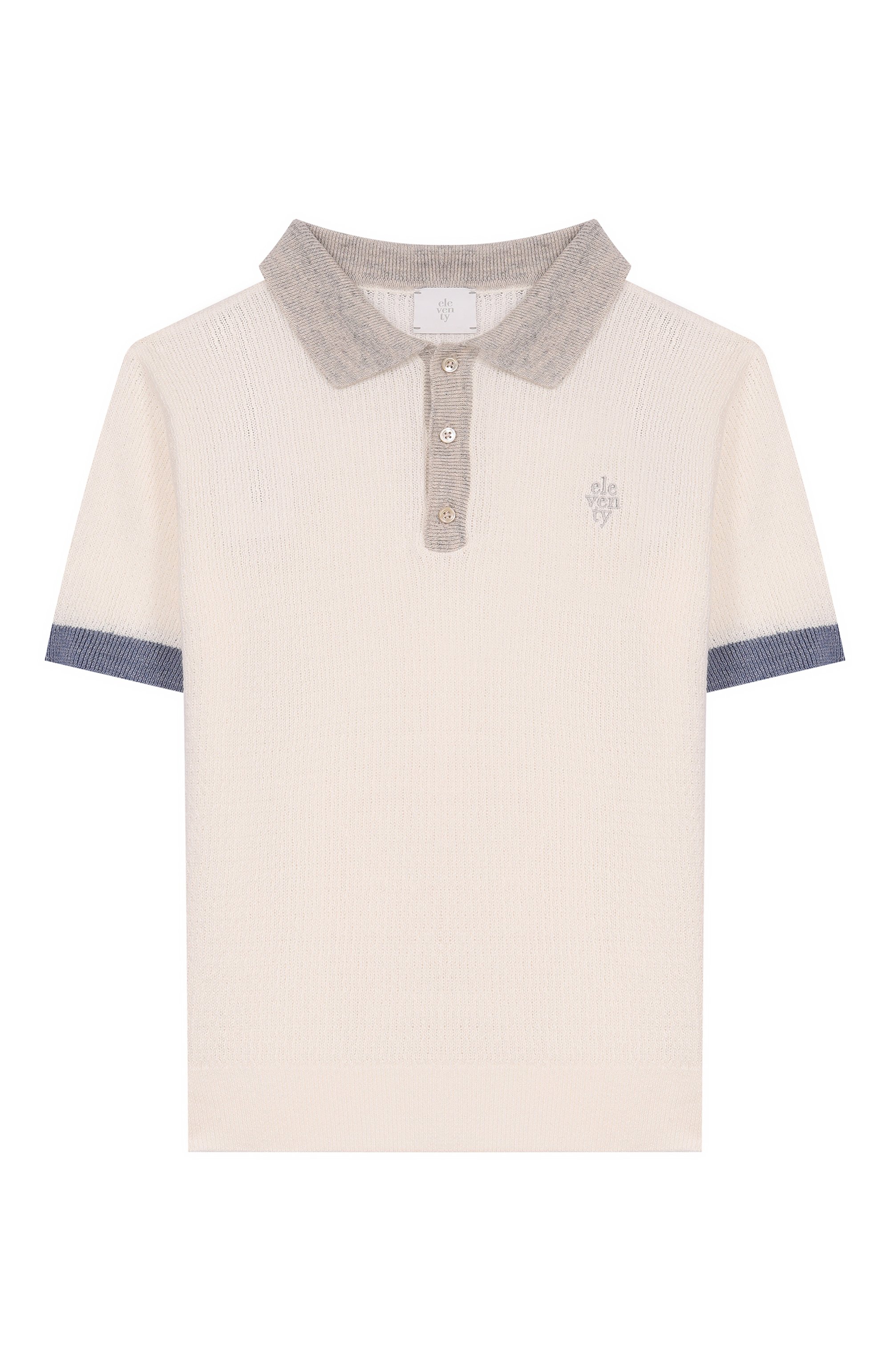 Поло изо льна и хлопка ELEVENTY, арт. EY9P01/Z3182, фото 1