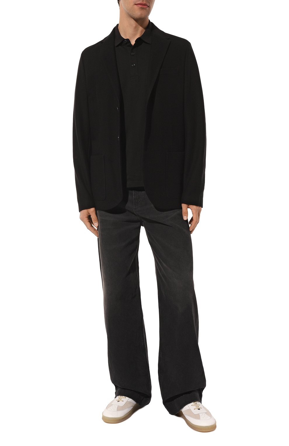 Хлопковое поло EMPORIO ARMANI, арт. 211804/4R482, фото 2