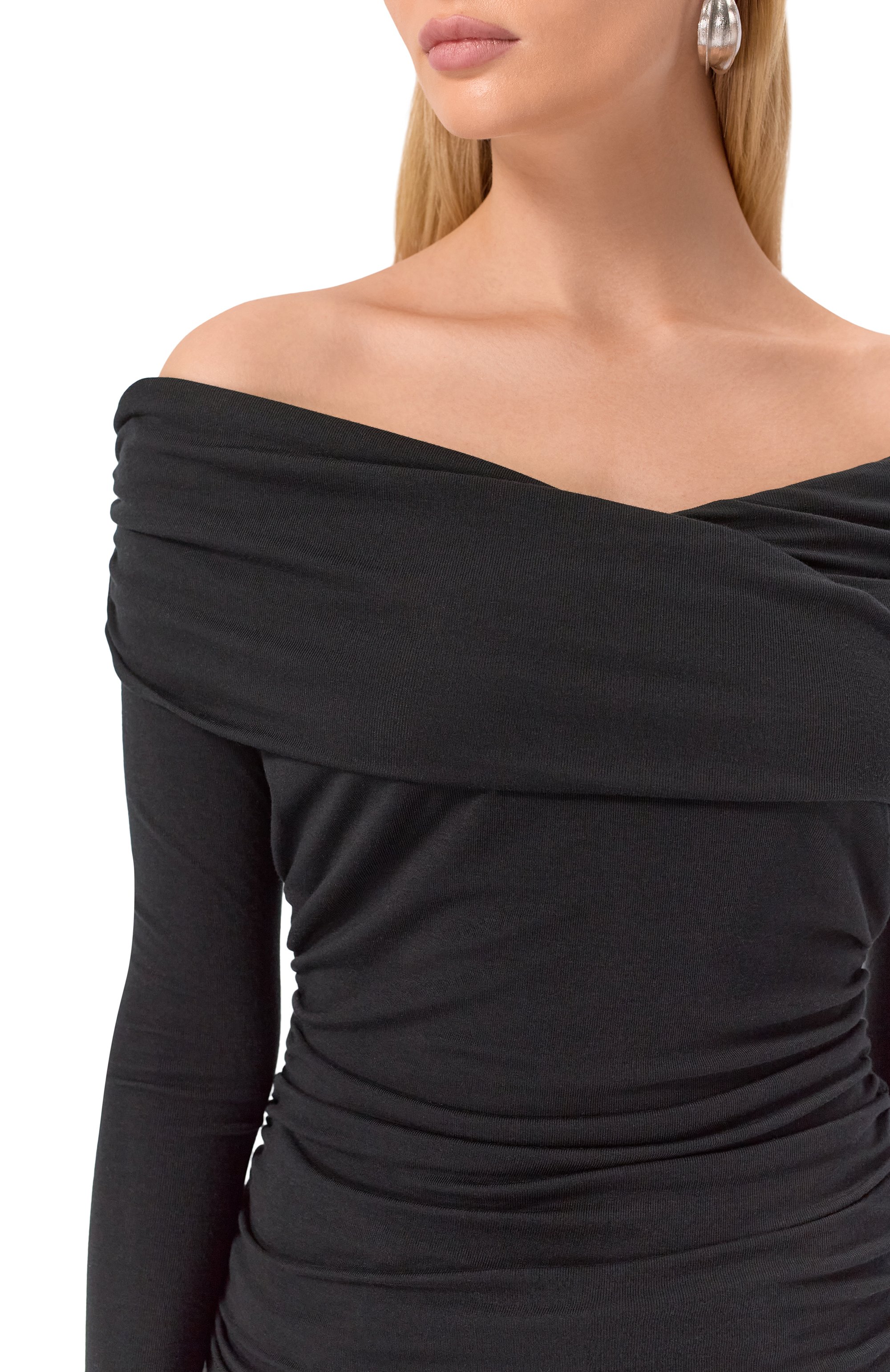 Топ из вискозы и шерсти 12 STOREEZ черного цвета по цене 9800 руб., арт. 133776, фото 5 Топ из вискозы и шерсти 12 STOREEZ, арт. 133776, фото 5