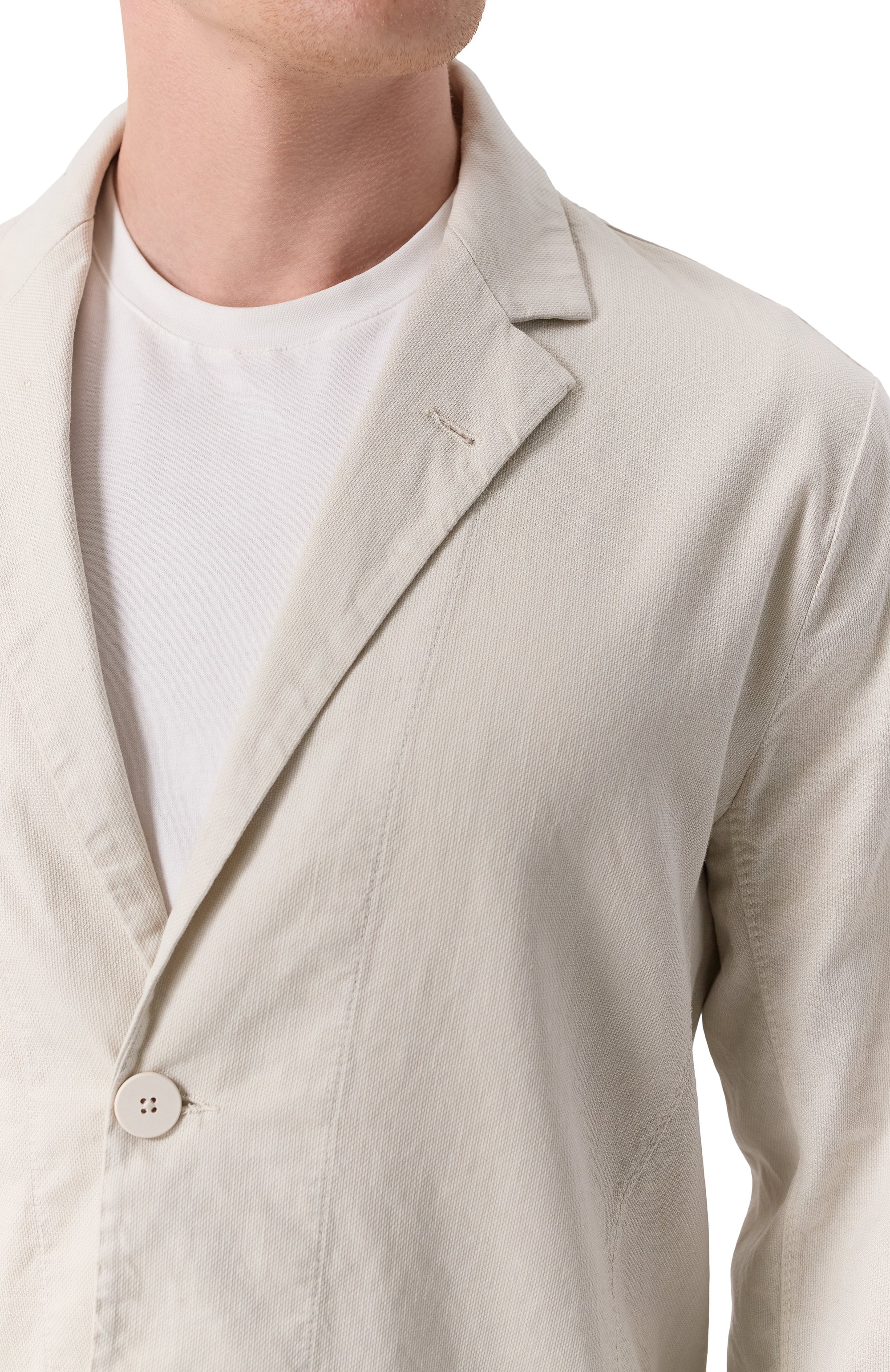 Пиджак из хлопка и льна TRANSIT, арт. CFUTRZE143, фото 7