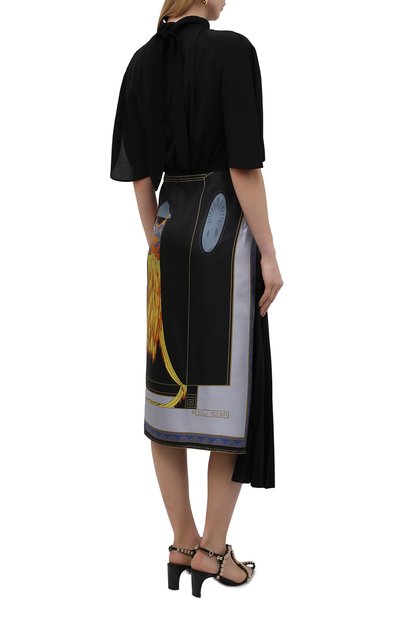 Шелковое платье LANVIN черного цвета по цене 280000 руб., арт. RW-DR353I-4847-P21, фото 4 Шелковое платье LANVIN, арт. RW-DR353I-4847-P21, фото 4