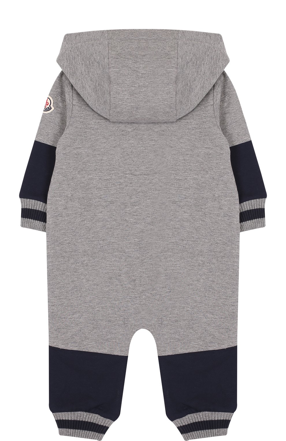 Хлопковый комбинезон на молнии с капюшоном MONCLER ENFANT, арт. D2-951-85071-05-80996, фото 2