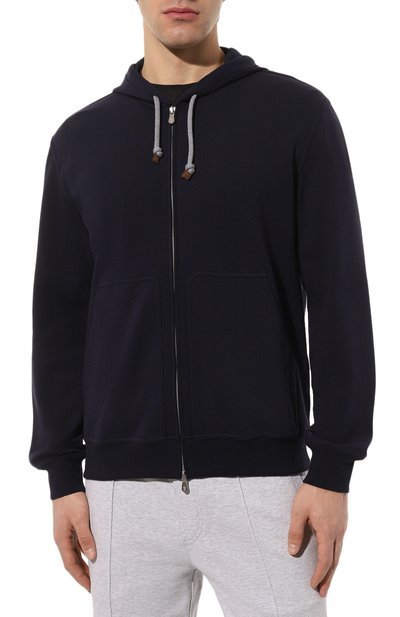 Хлопковая толстовка BRUNELLO CUCINELLI, арт. M0T359069G, фото 3