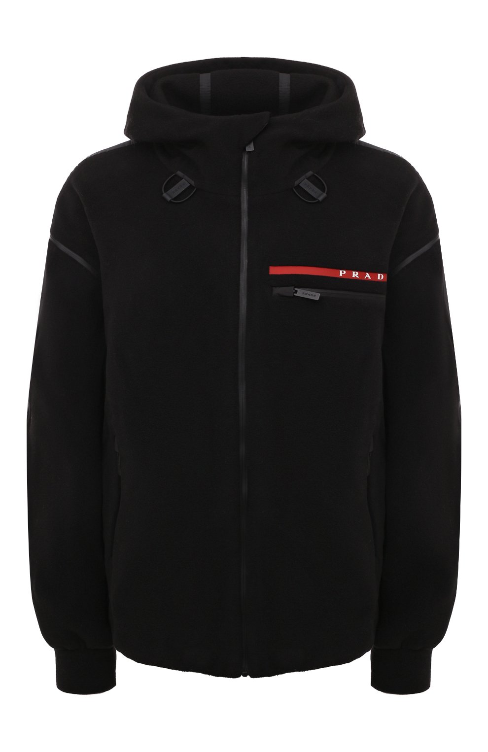 Толстовка prada linea rossa PRADA черного цвета по цене 190000 руб., арт. 138578-1ZN9-F0002-212, фото 1 Толстовка prada linea rossa PRADA, арт. 138578-1ZN9-F0002-212, фото 1