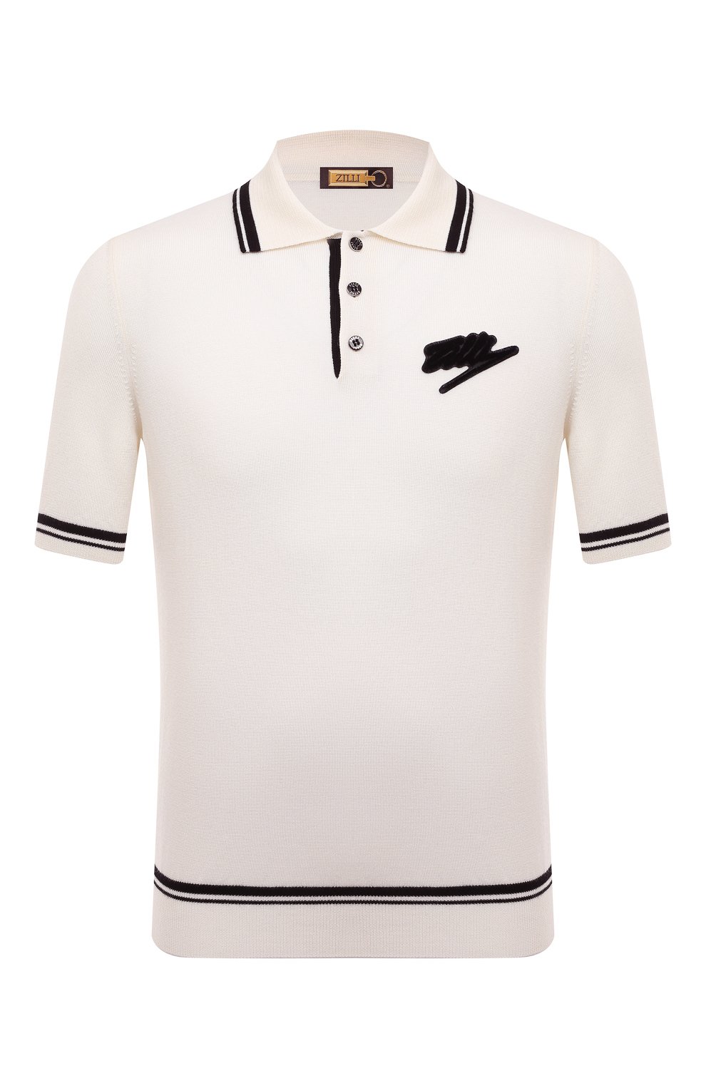 Поло из шерсти и шелка ZILLI, арт. KBP002M0240VBW000, фото 1