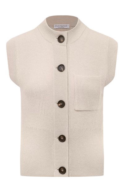 Женский кашемировый жилет BRUNELLO CUCINELLI, арт. M12189116P