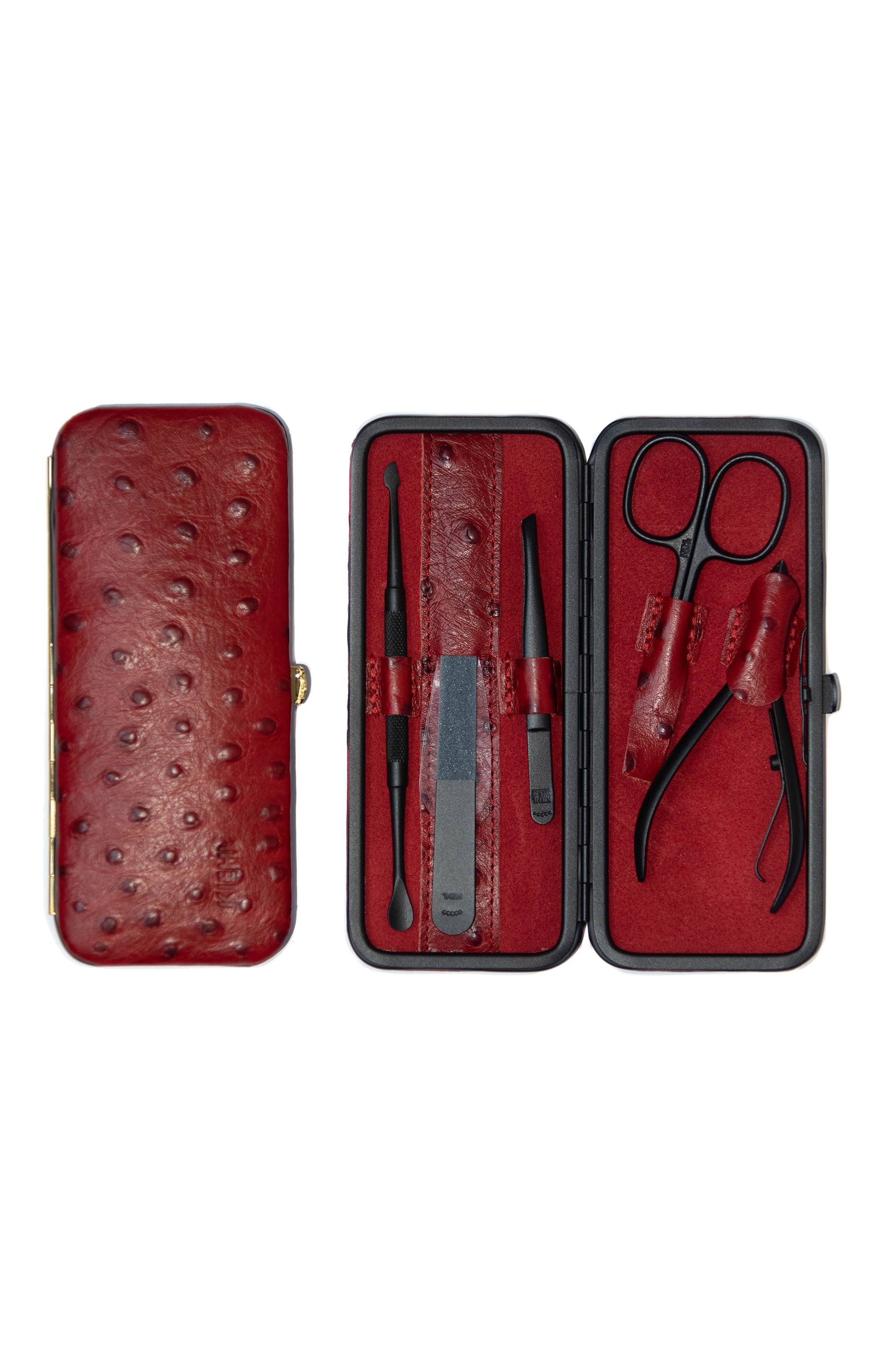 Маникюрный набор KIEHL SOLINGEN, арт. 9521/24T Struzzino red, фото 1