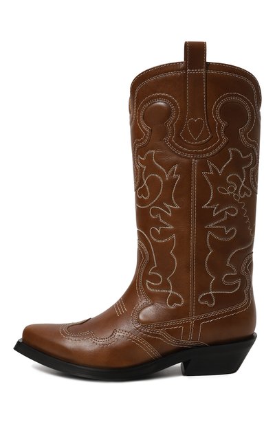 Кожаные казаки GANNI, арт. S2221, фото 4