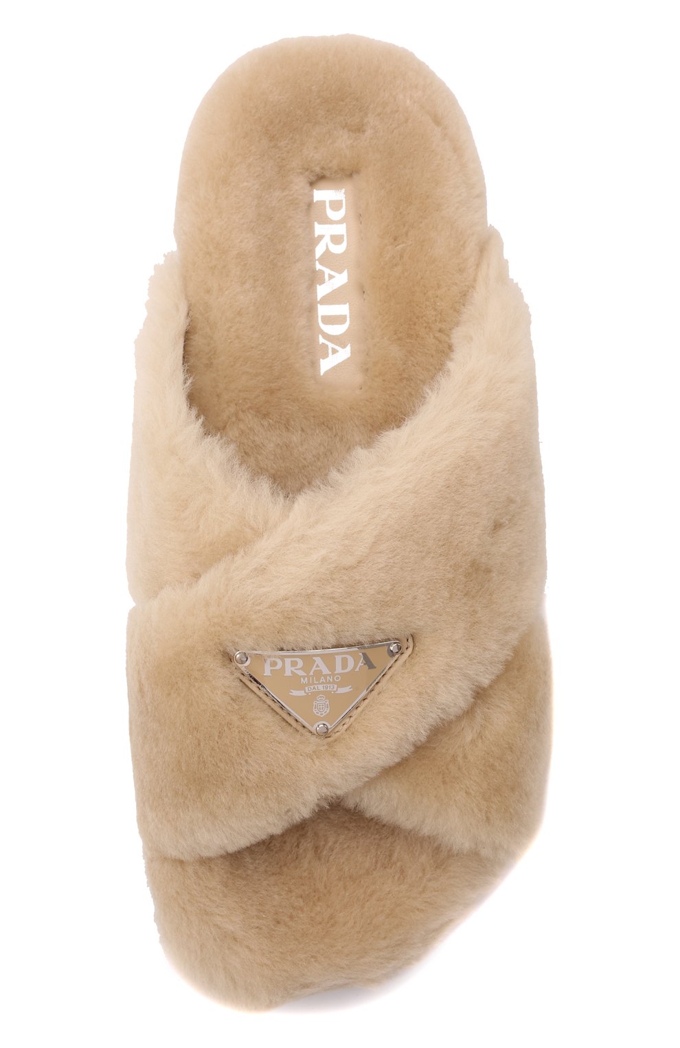 Меховые шлепанцы PRADA, арт. 1XX600-173-F0379-ZF20, фото 4