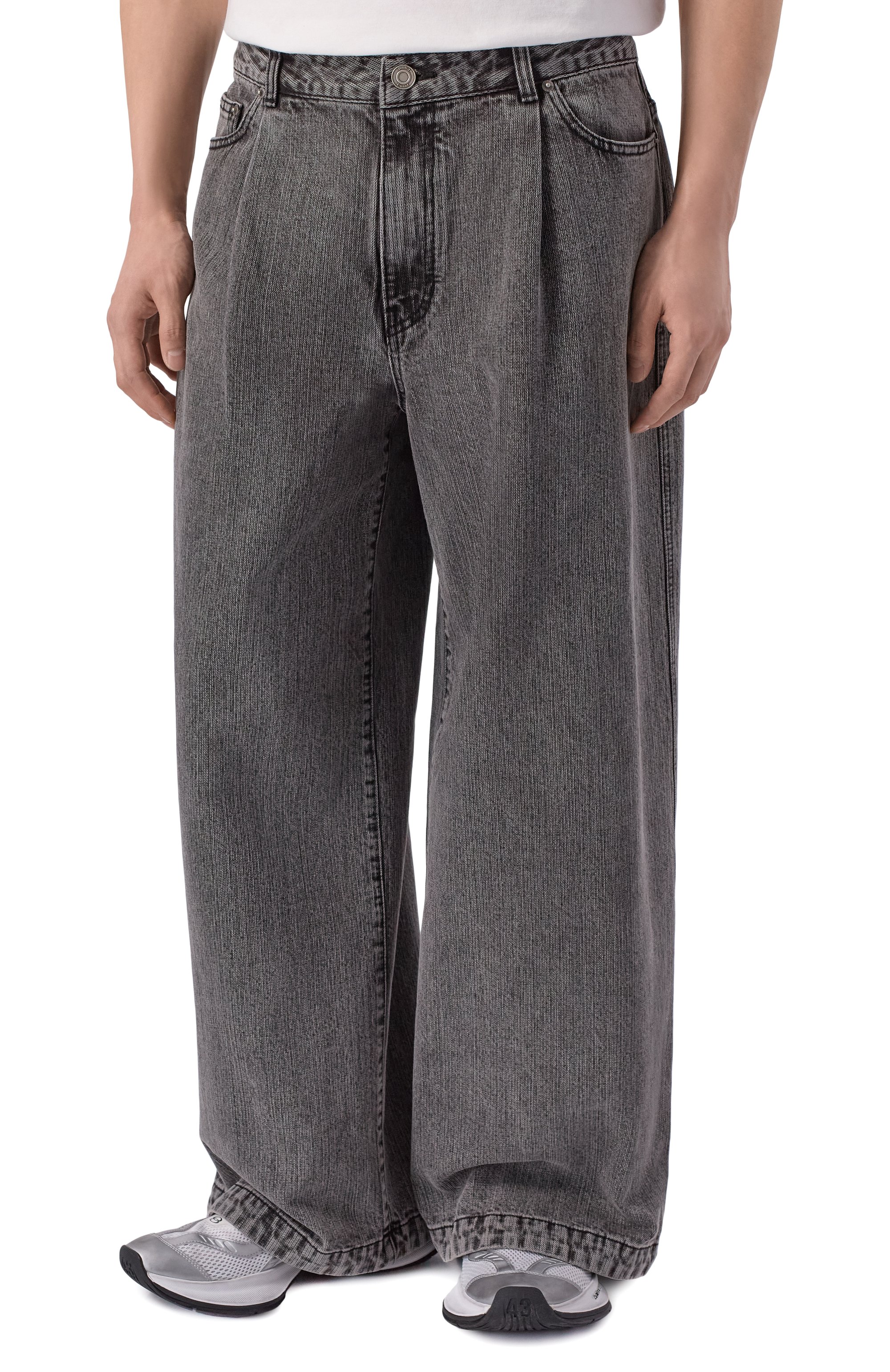 Джинсы JUUN.J темно-серого цвета по цене 63350 руб., арт. JC6221PD2, фото 3 Джинсы JUUN.J, арт. JC6221PD2, фото 3