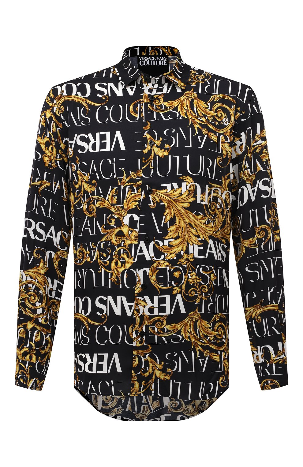 Рубашка из вискозы VERSACE JEANS COUTURE, арт. 73GAL2R0-73UP200 R PRINT L0G0 BAR0QUE/NS153, фото 1