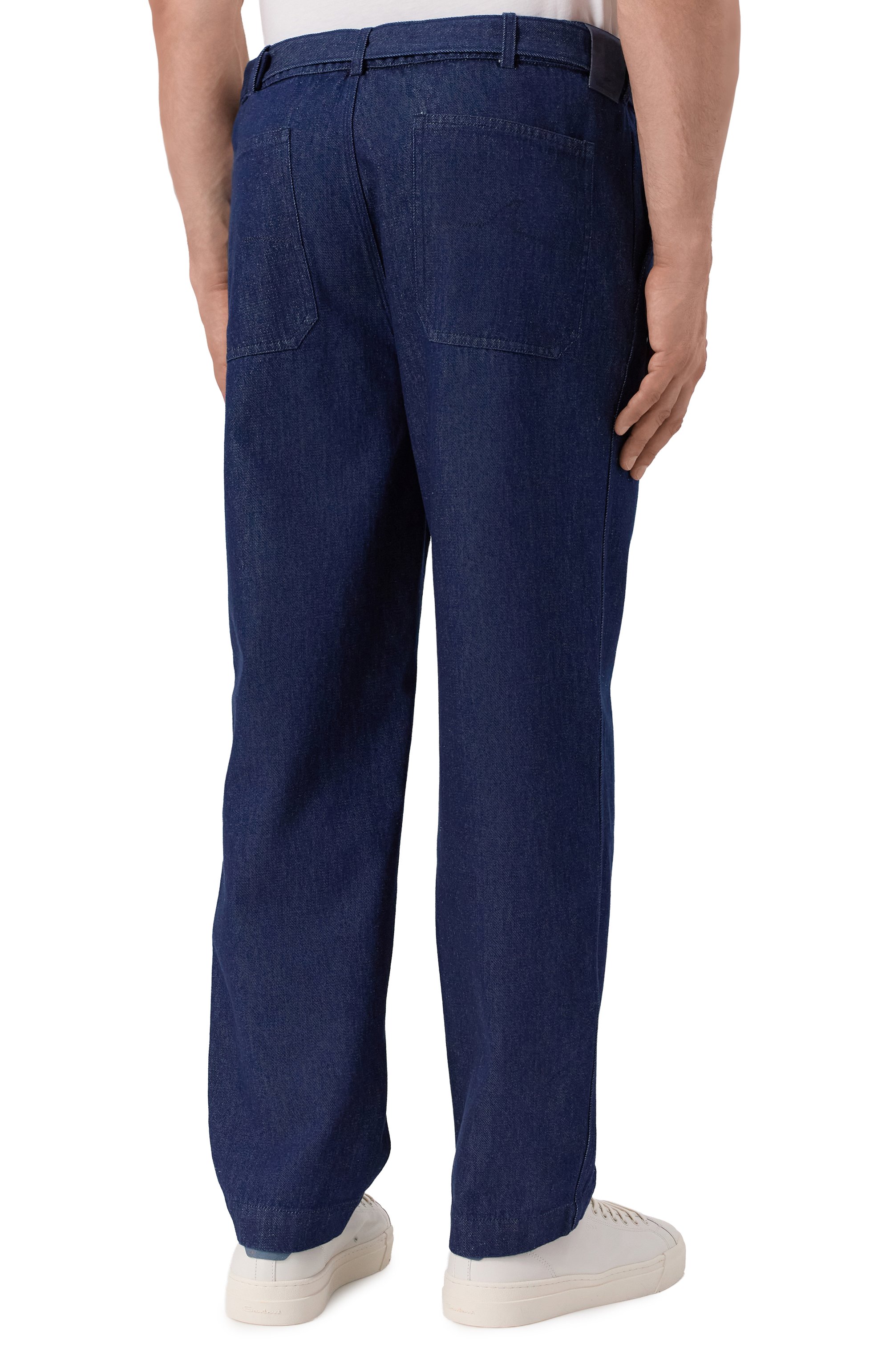 Джинсы PAUL&SHARK темно-синего цвета по цене 33700 руб., арт. 25414156/58, фото 4 Джинсы PAUL&SHARK, арт. 25414156/58, фото 4