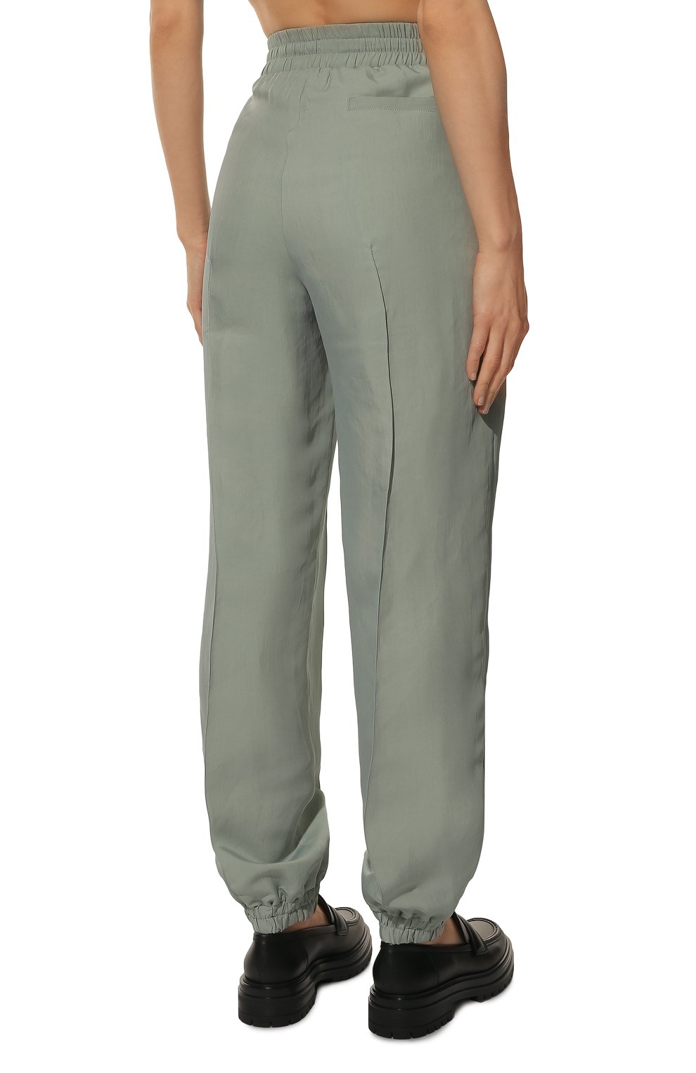 Джоггеры из вискозы и шелка JIL SANDER, арт. J01KA0021-J65003, фото 4