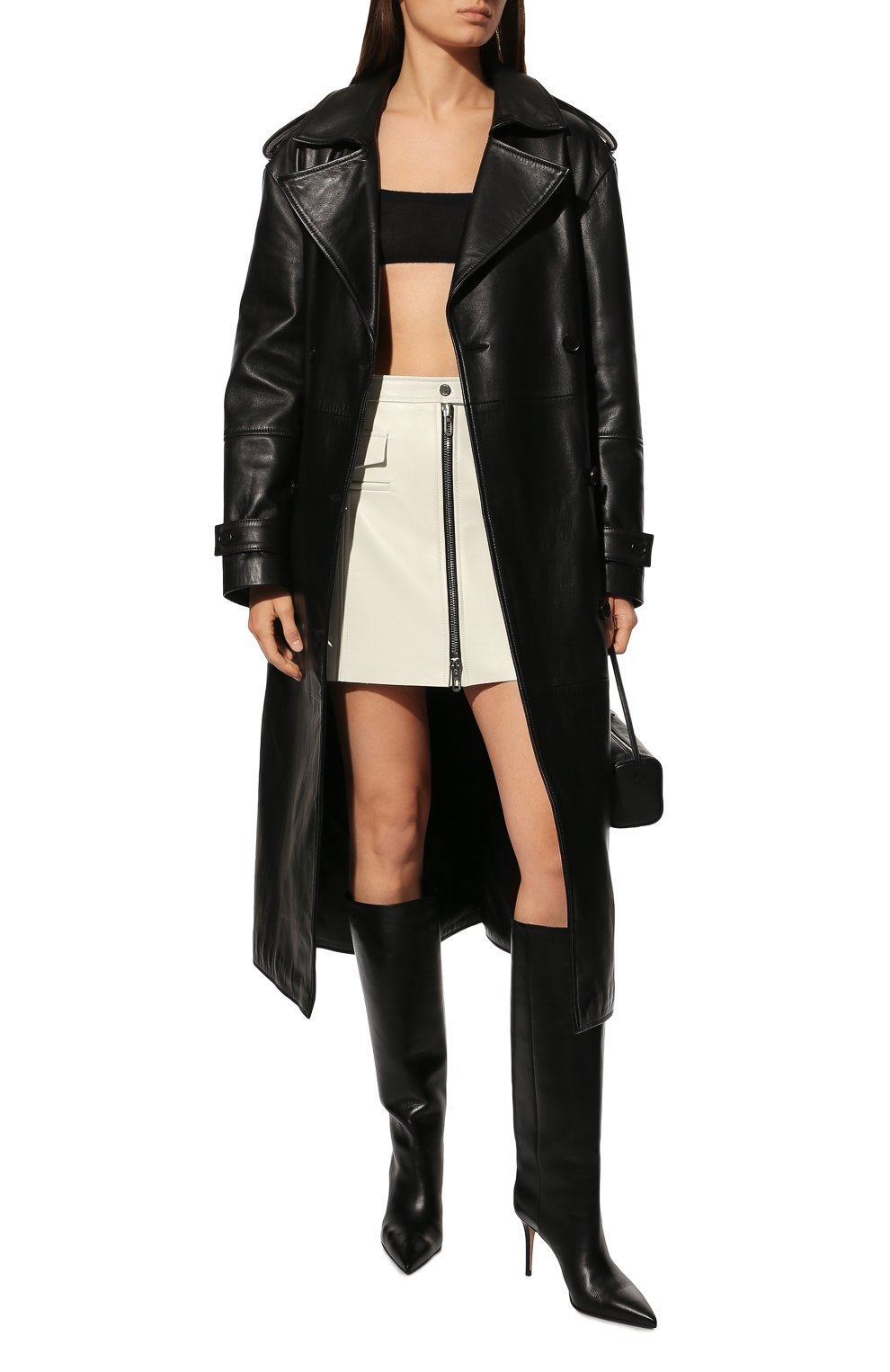 Кожаная юбка DROME, арт. DPD7142P/D2149P, фото 2