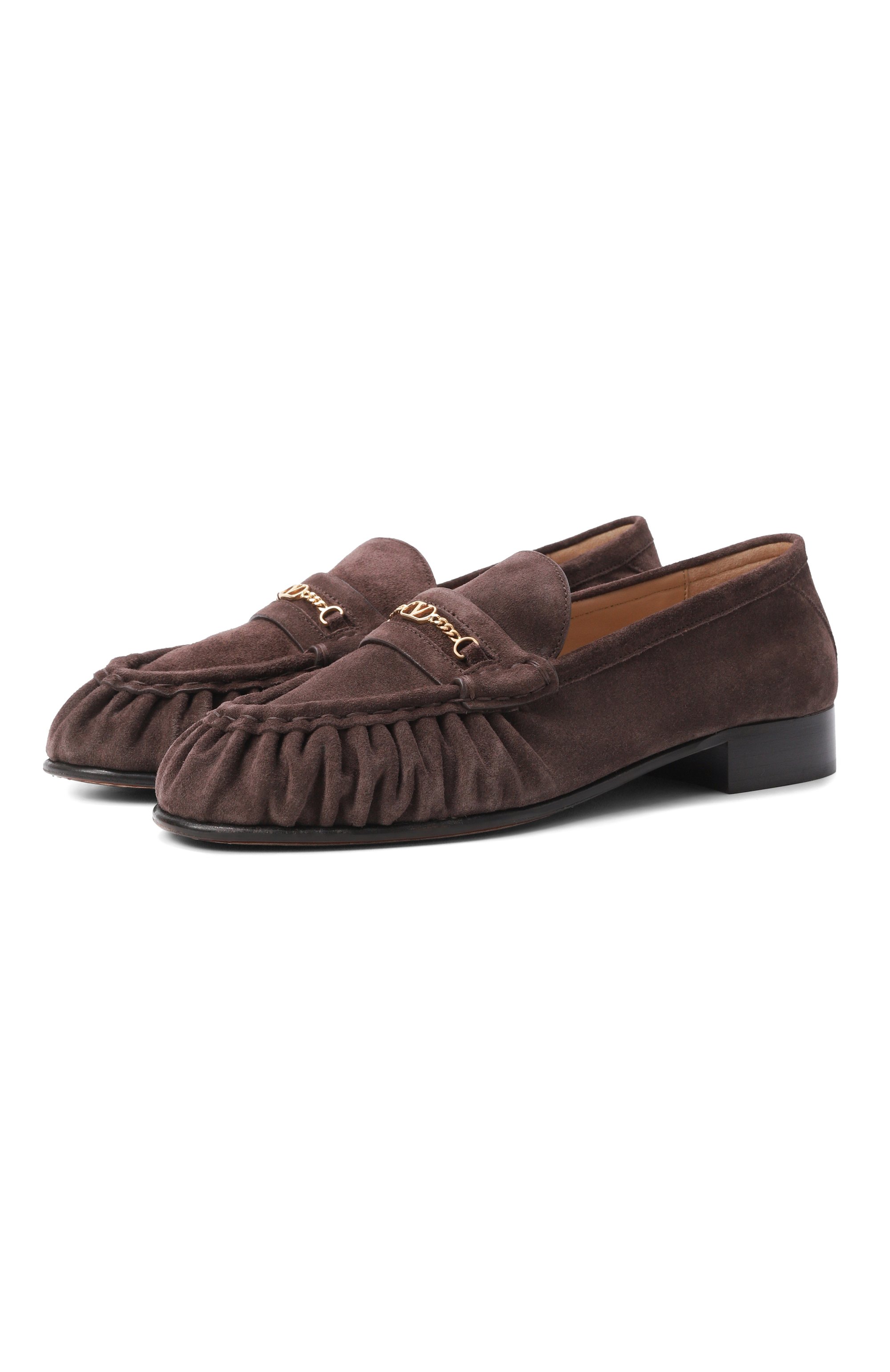 Замшевые лоферы vlogo VALENTINO, арт. 8W2S0PC2/UZM, фото 1