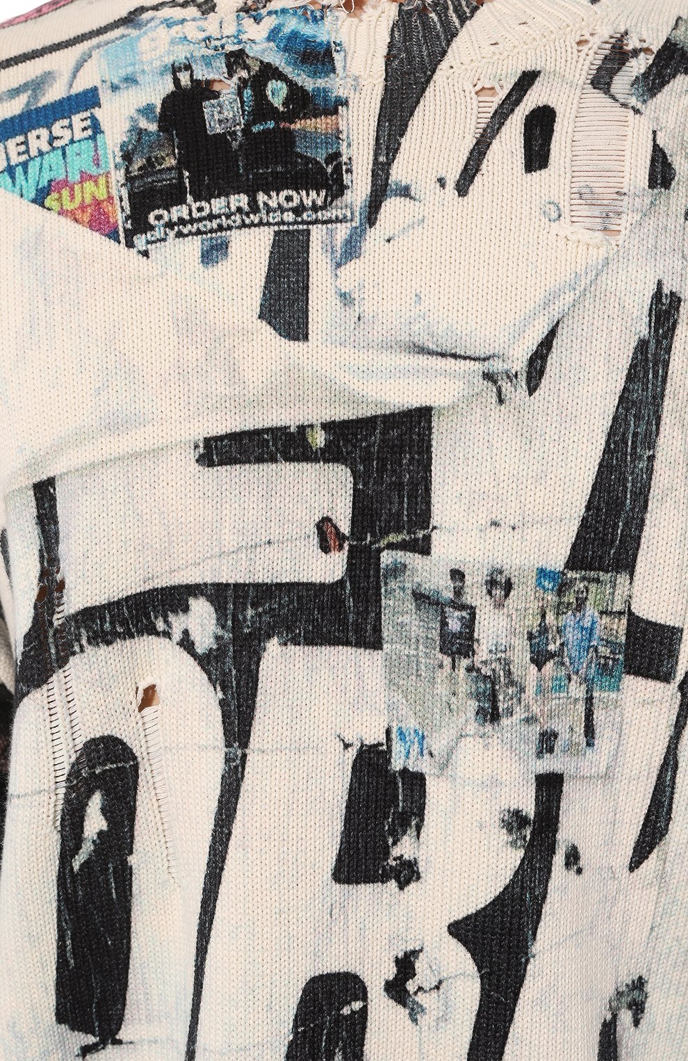 Хлопковый свитер R13, арт. R13WY009-Y080B, фото 5