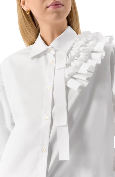 Хлопковая рубашка MSGM, арт. 3841MDE11X/257100, фото 5