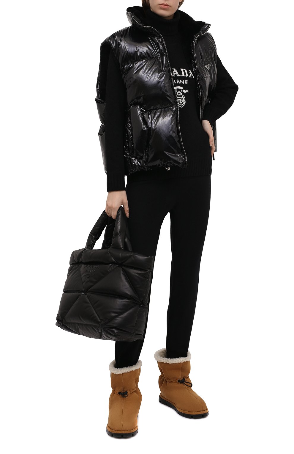 Замшевые полусапоги PRADA, арт. 1U706M-1A6-F0046-020, фото 2