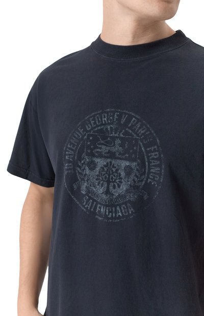 Хлопковая футболка BALENCIAGA, арт. 850261/TTVV3, фото 5