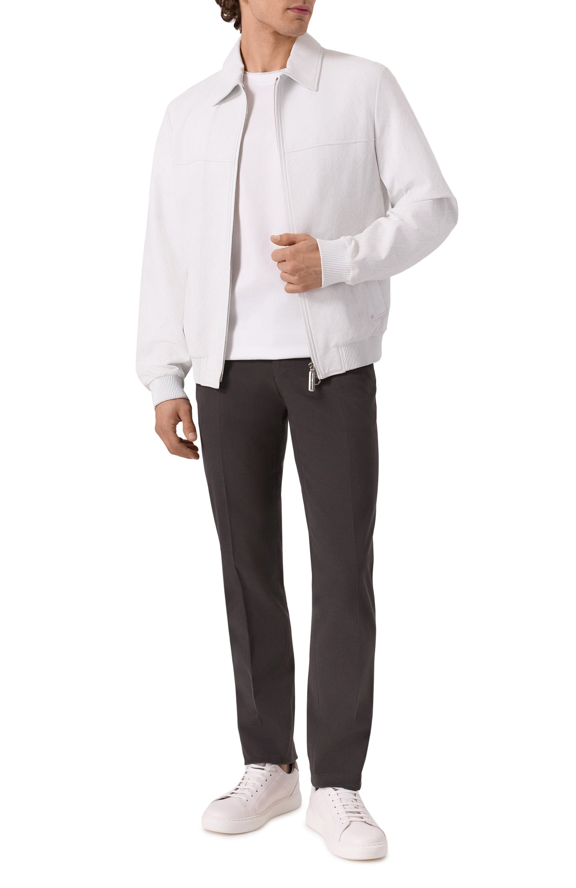 Кожаный бомбер STEFANO RICCI, арт. M7J5100176/NPVESR, фото 2