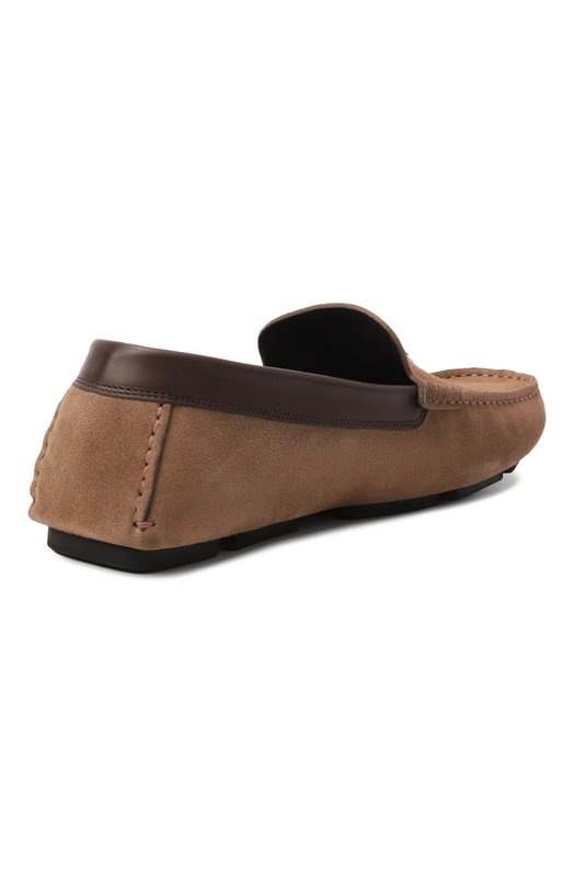 Замшевые мокасины DG Driver Dolce & Gabbana A50735/A0100 Бежевый  A50735/A0100 Фото 4