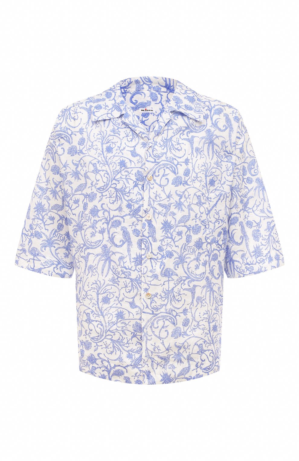 Льняная рубашка KITON, арт. UMC028H08902, фото 1